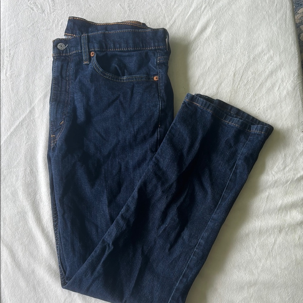Levi's 514 Classic Blue Denim Jeans 36 x 34 EUC